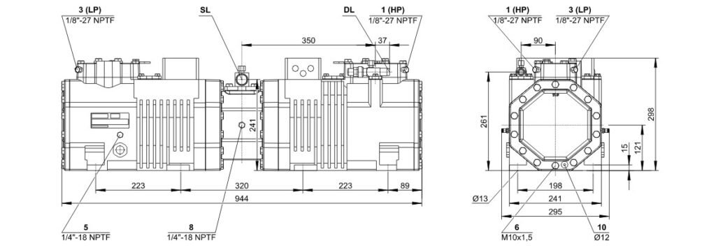 Bitzer dot2Tandem2013 kompresorius