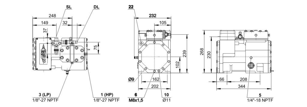 Bitzer OctSubHC2013 kompresorius