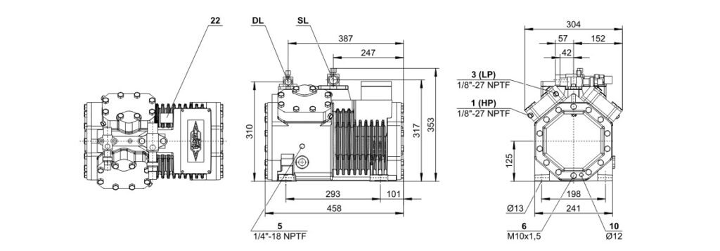 Bitzer OctSubHC2013 kompresorius