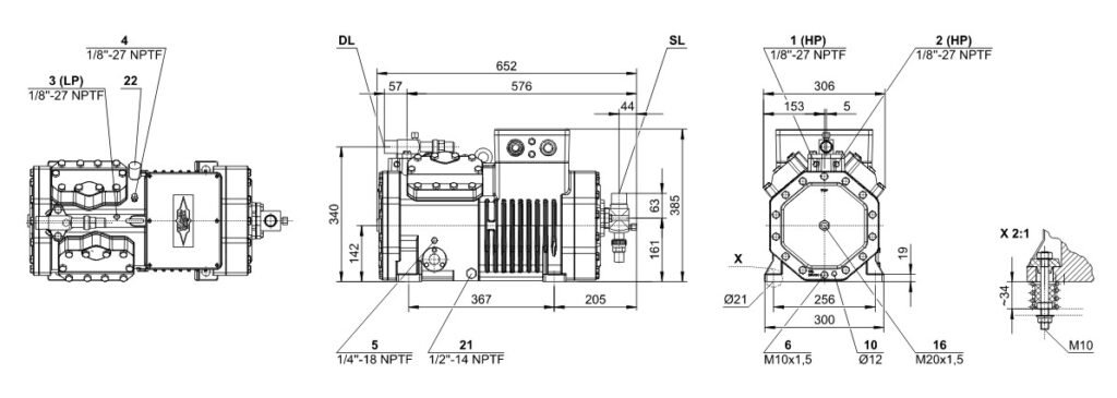 Bitzer OctSubHC2013 kompresorius