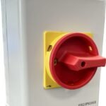 Atsijungimo jungiklis FREDDOX IP65, 4P, 63 A, su 2 kabelių įvadais IP68 M25 (Gallery Image #1)