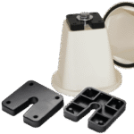 Kūginė atrama su amortizatoriumi, RAL 1013 (Gallery Image #1)