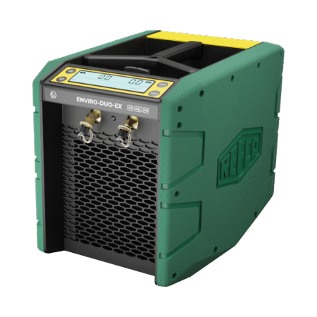 REFCO ENVIRO-DUO-EX – Šaltnešio surinkimo stotelė, 2 stūmokliai, 1 HP / 0,75 kW, 220-240 V